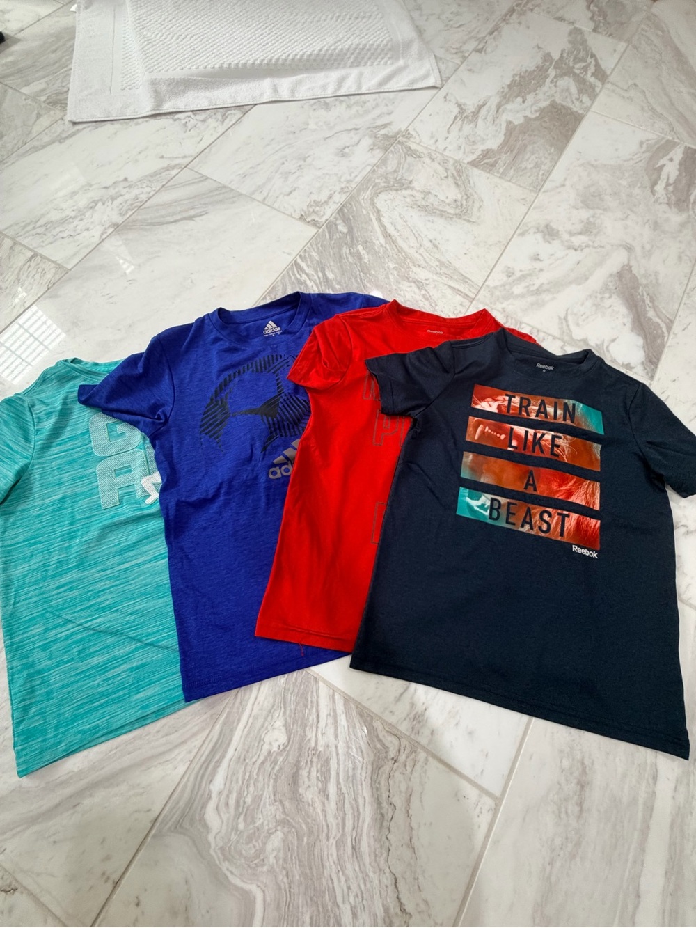 Bundle of 4 - Reebok, Adidas Boys' Graphic Tees